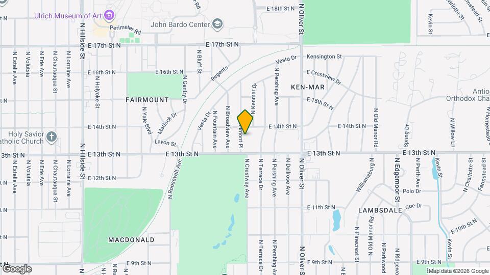 1434 N Belmont Ave Map and Location Details