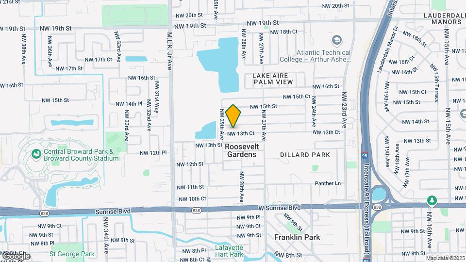 2841 NW 13th Ct Map and Location Details