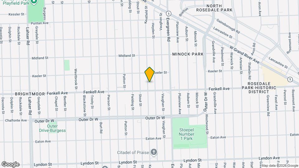 15328 Kentfield St Map and Location Details