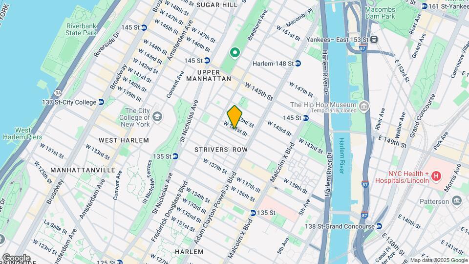 220 W 141st St Mapa y Detalles de la Ubicación