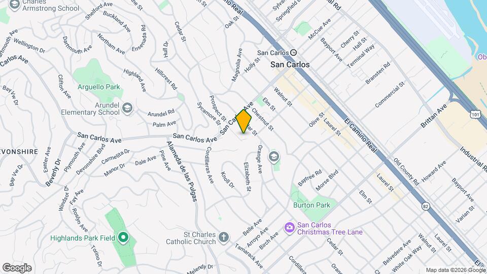 663 Prospect St, Unit 663 Map and Location Details