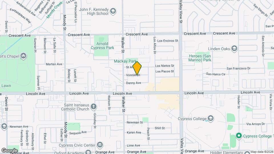 5612 Vonnie Ln Map and Location Details