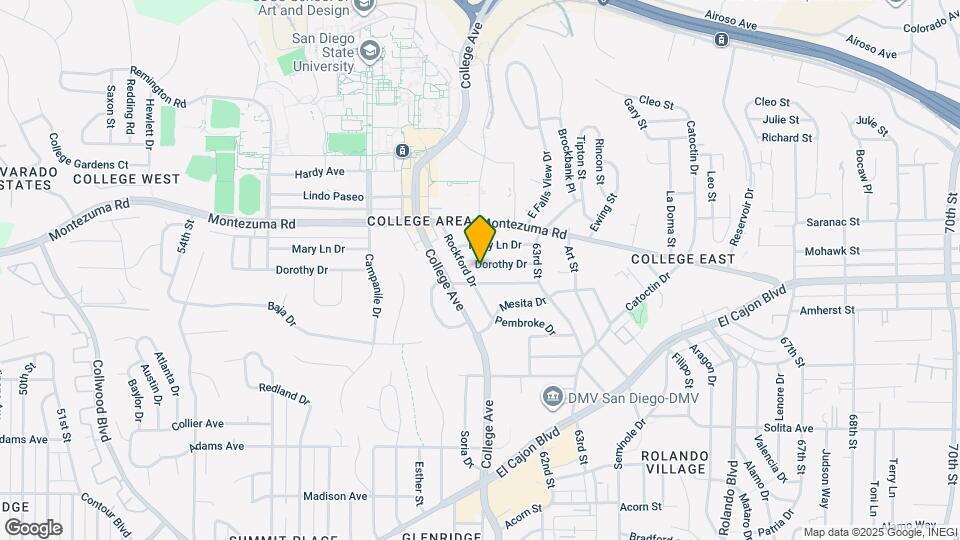 6125 Dorothy Dr Map and Location Details