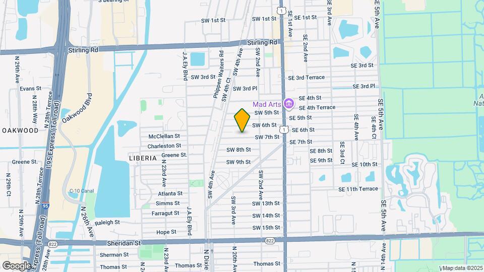 238 SW 7th St Map and Location Details