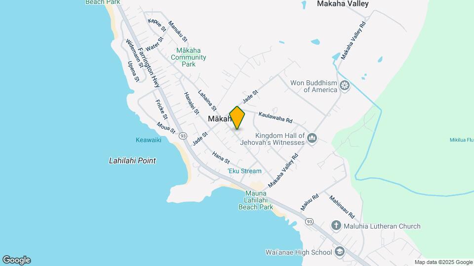 84-960-960 Lahaina St Mapa y Detalles de la Ubicación