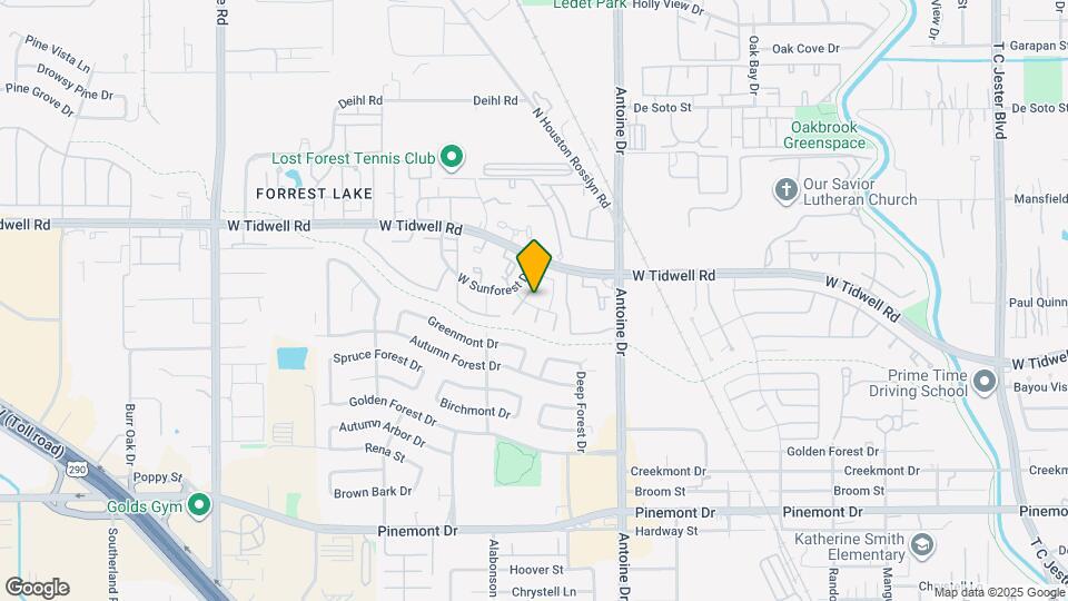 5825 W Tidwell Rd Map and Location Details