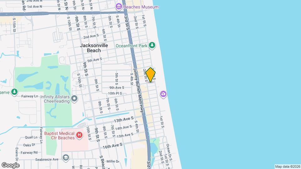 Surfside Apartments Map and Location Details
