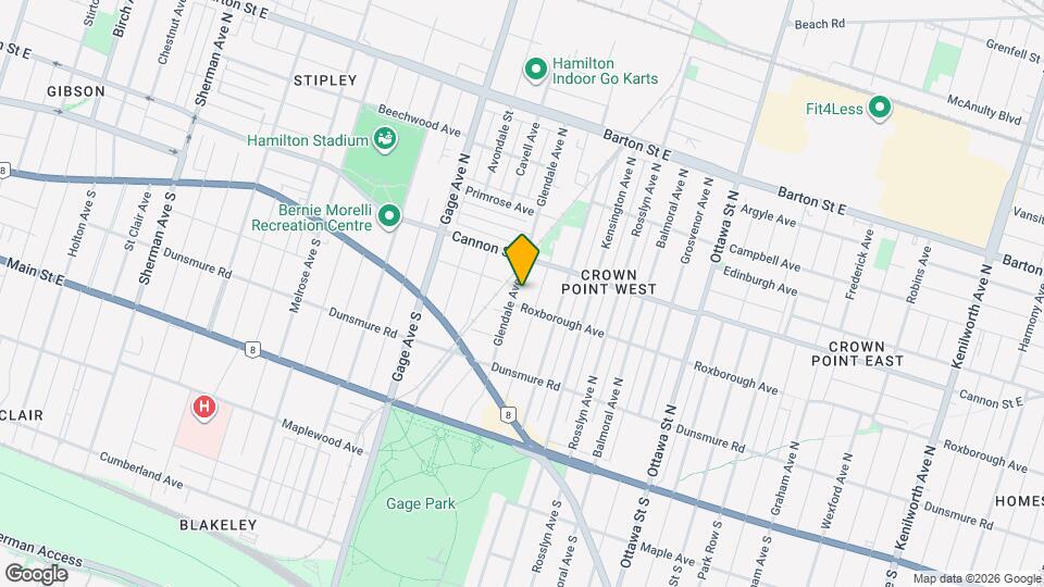 72 Glendale Ave N Map and Location Details