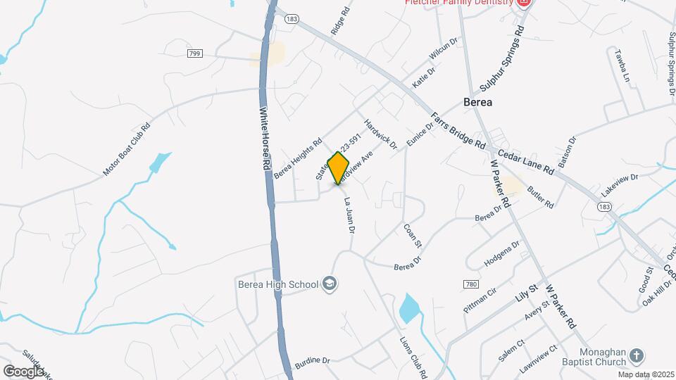 115 Wardview Ave Map and Location Details