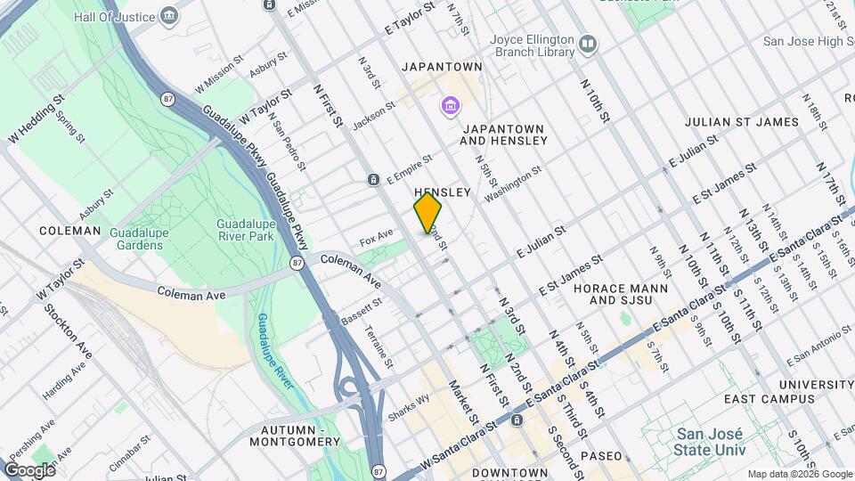 410 N First St Map and Location Details