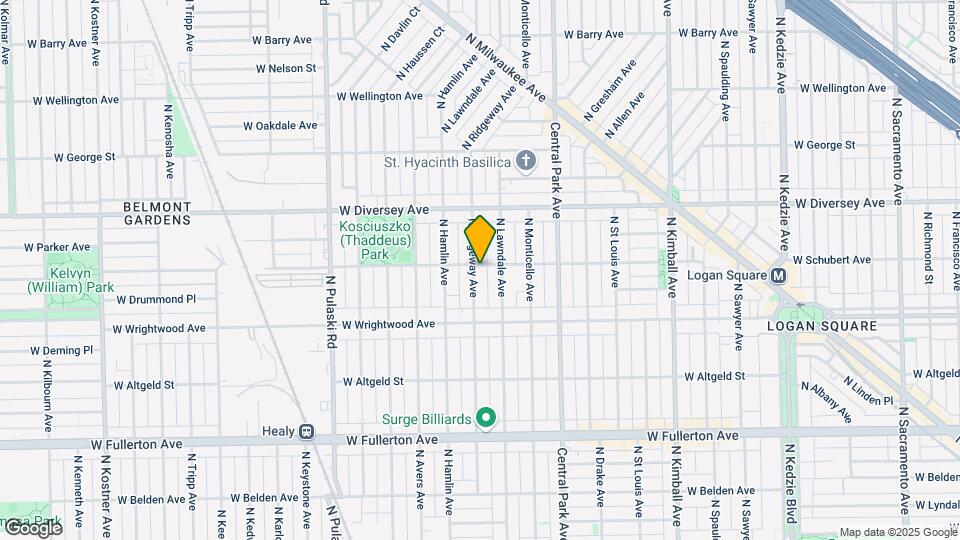 2657 N Ridgeway Ave Map and Location Details