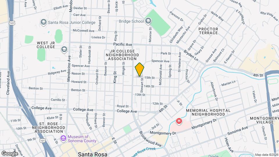 927 Stewart St Map and Location Details