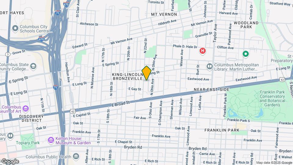 88 N 22nd St Mapa y Detalles de la Ubicación