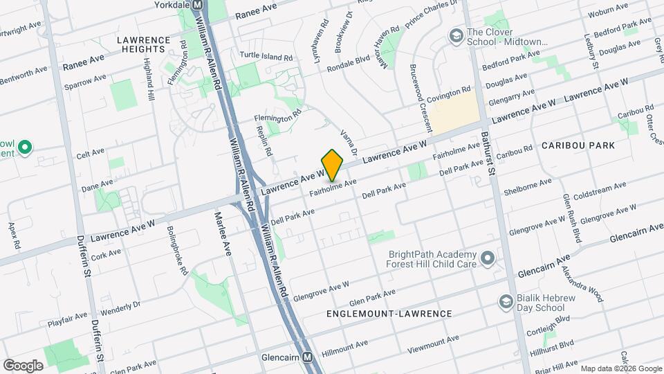 112 Fairholme Ave Map and Location Details