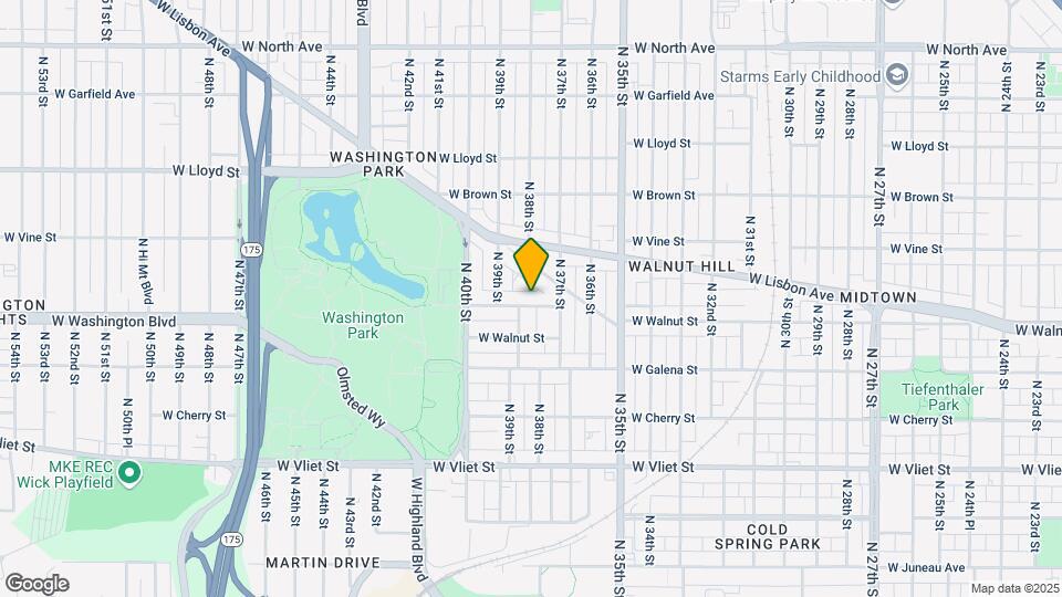 3734 W Roberts St Map and Location Details