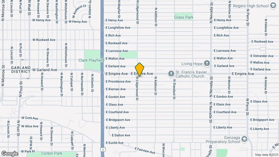 3810 N Lidgerwood St Map and Location Details