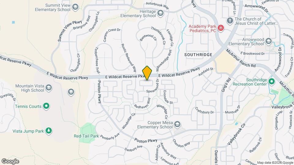 10590 Pearlwood Cir Map and Location Details
