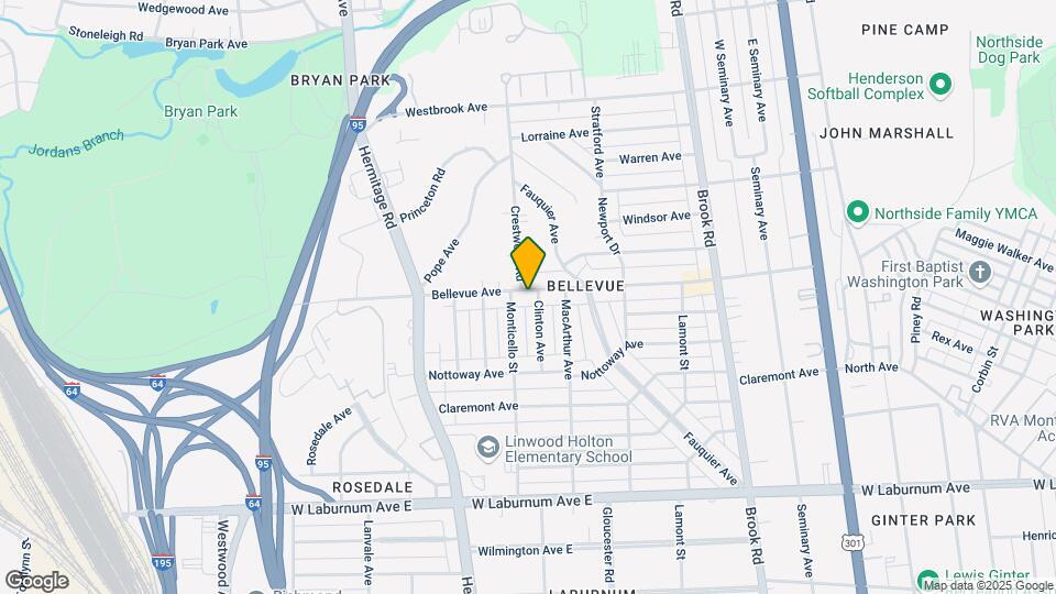 1513 Bellevue Ave Map and Location Details