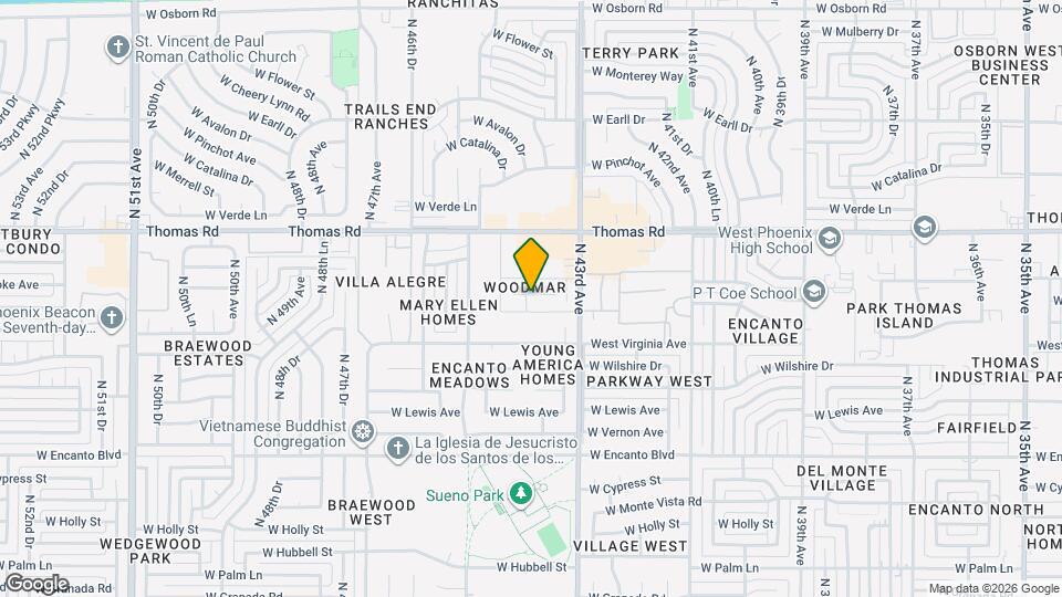 2676 N 43rd Ave Map and Location Details