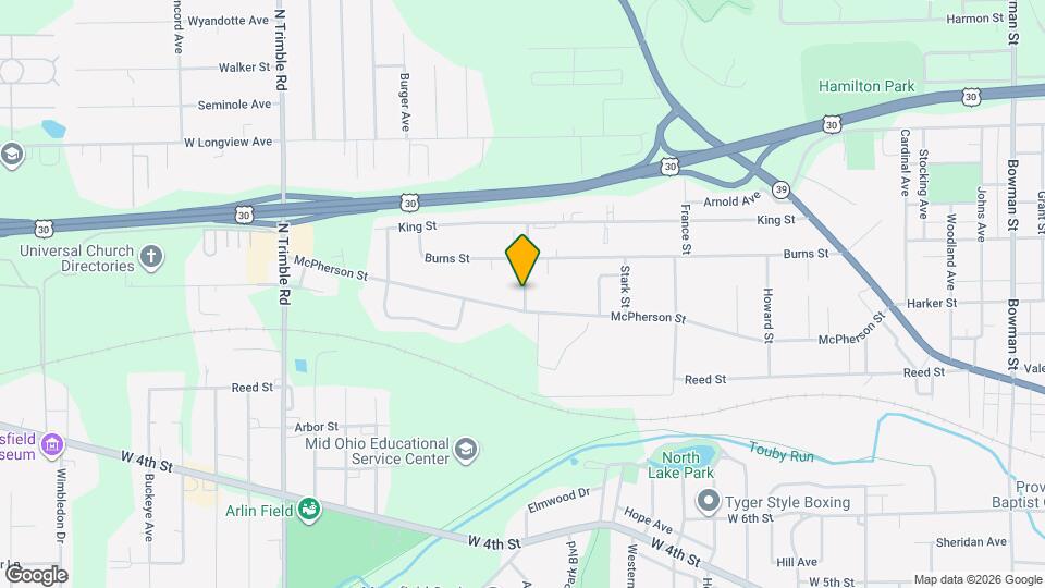 481 Allison Ave Map and Location Details