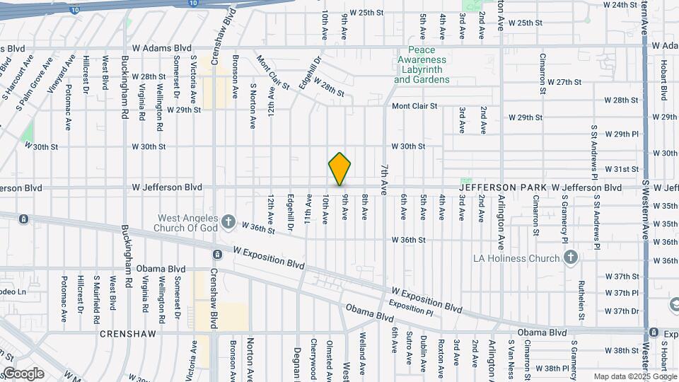 2906 W Jefferson Blvd Map and Location Details