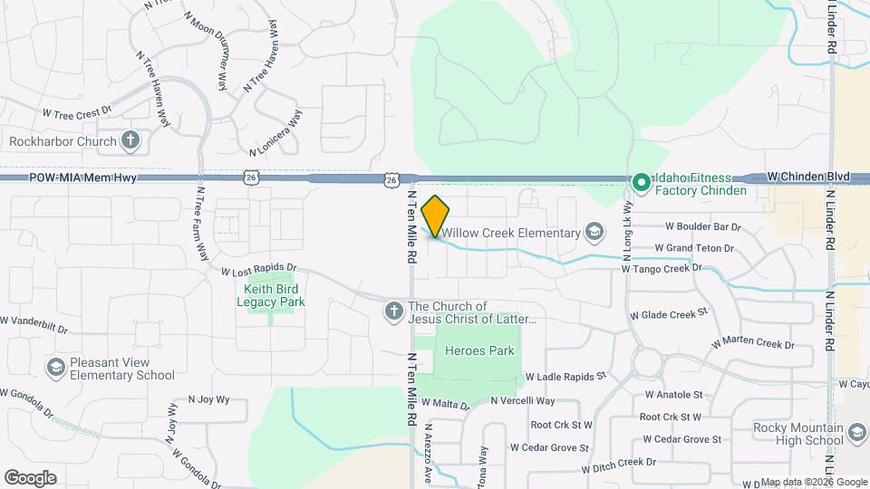6160 N Seawind Pl Map and Location Details