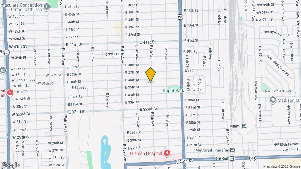 3500 E 6th Ave Map and Location Details