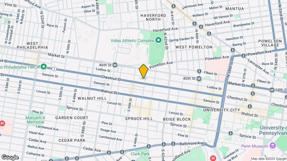 46 S 44th St Map and Location Details