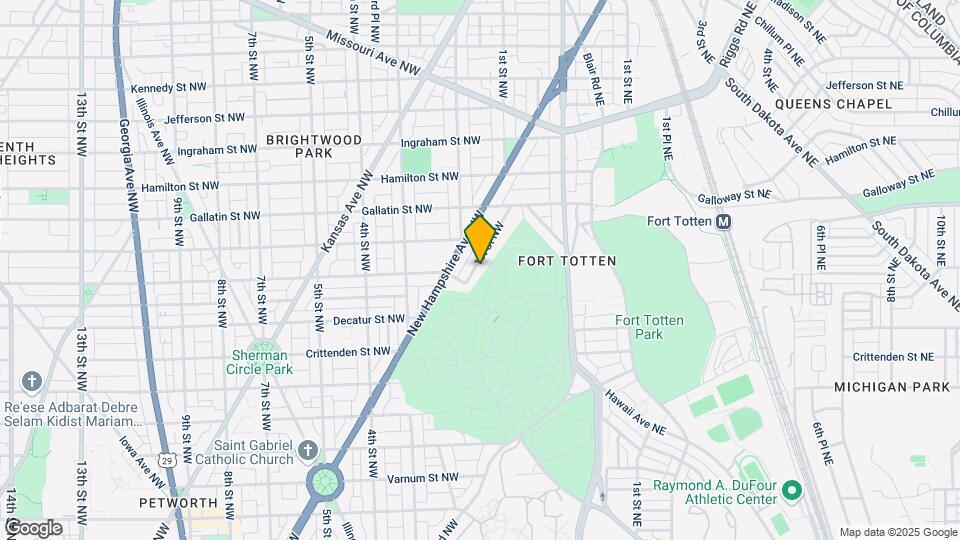4921 1st St NW Map and Location Details
