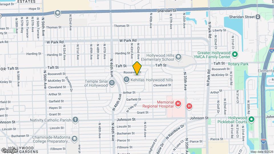 4205 McKinley St Map and Location Details