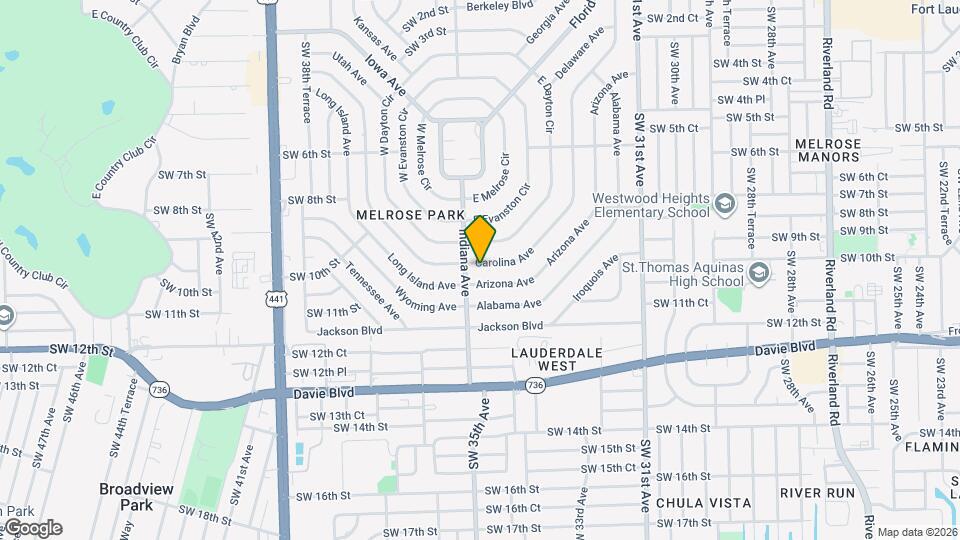 1080 Carolina Ave Map and Location Details