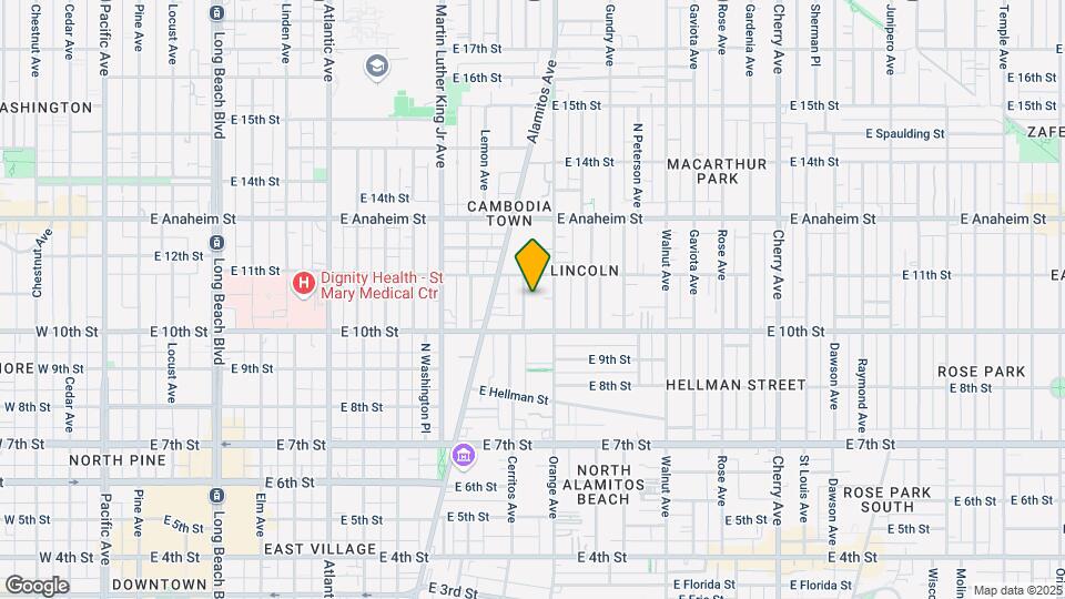 1050 Cerritos Ave Map and Location Details