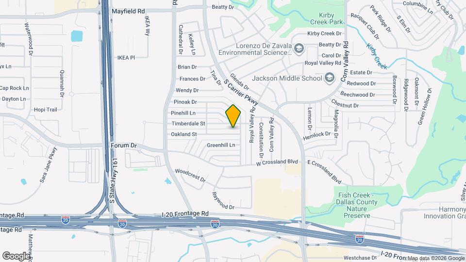 710 Oakland St Map and Location Details