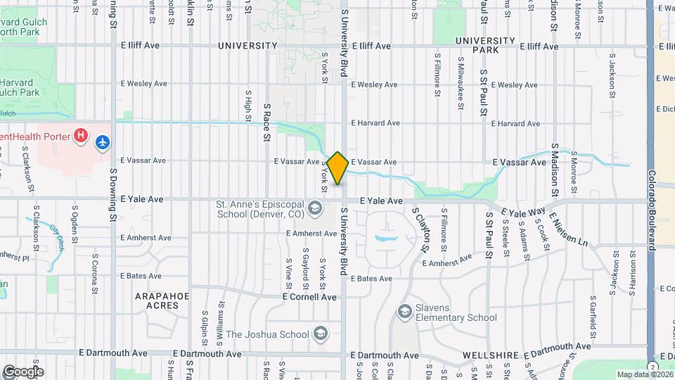 2675 S University Blvd Map and Location Details