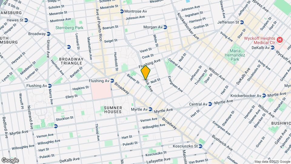 Bushwick Gardens Mapa y Detalles de la Ubicación