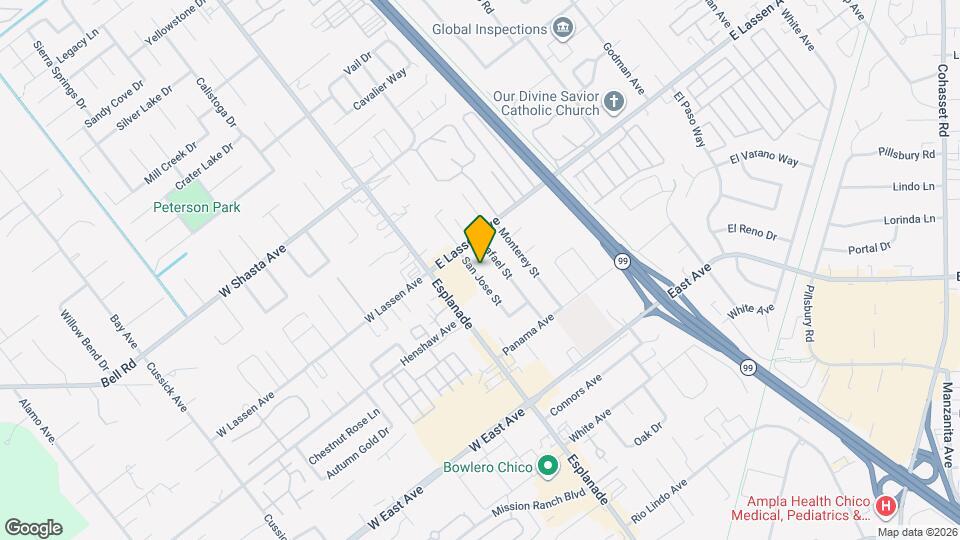 2724 San Jose St Map and Location Details
