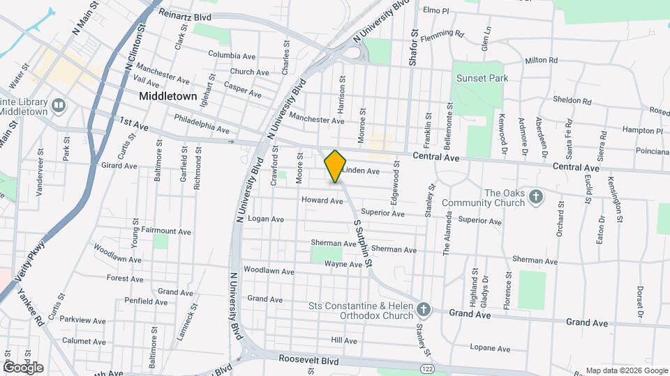 2105 Arlington Ave Mapa y Detalles de la Ubicación