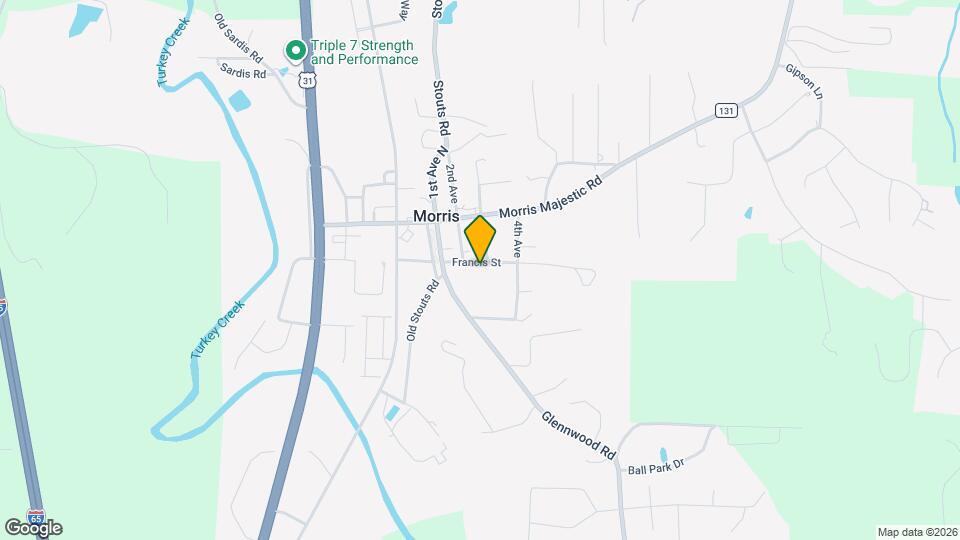 735 Francis St Map and Location Details