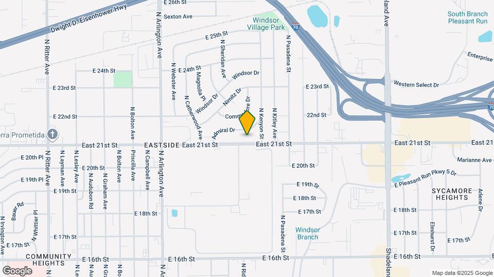 6226 East 21st St Map and Location Details