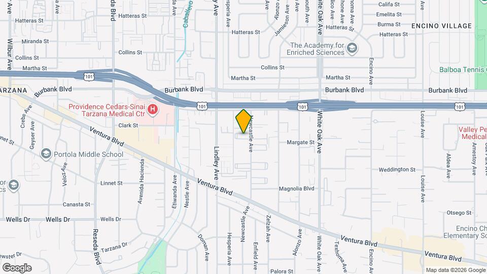 5415 Newcastle Ave, Unit 42 Map and Location Details