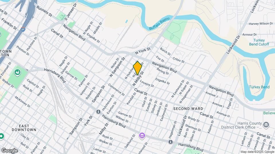 215 N Milby St Map and Location Details