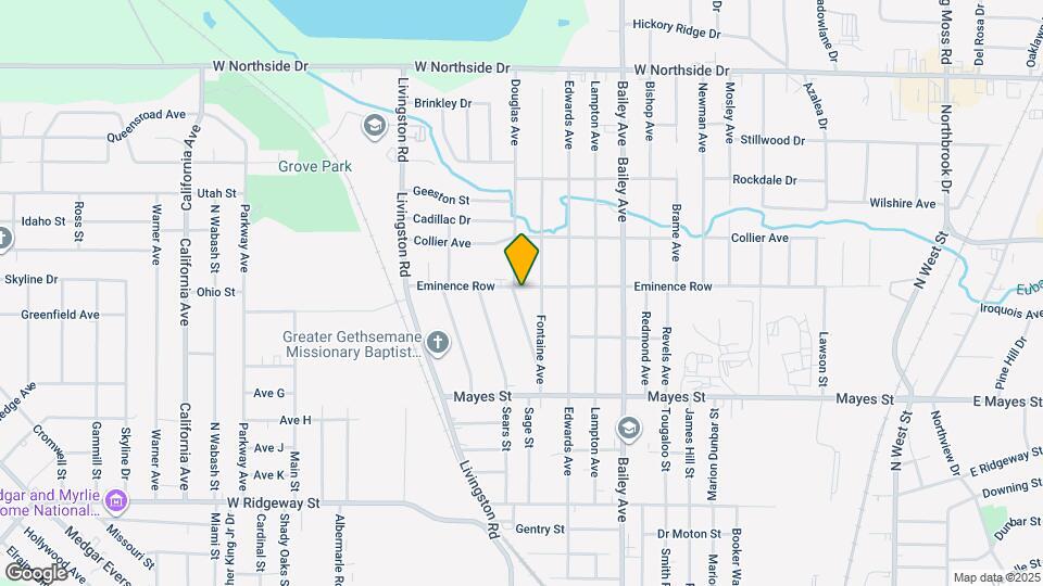 1175 Eminence Row Map and Location Details