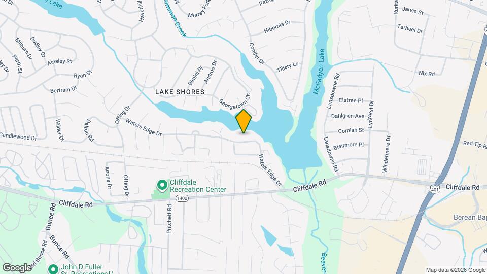 5736 Waters Edge Dr Map and Location Details