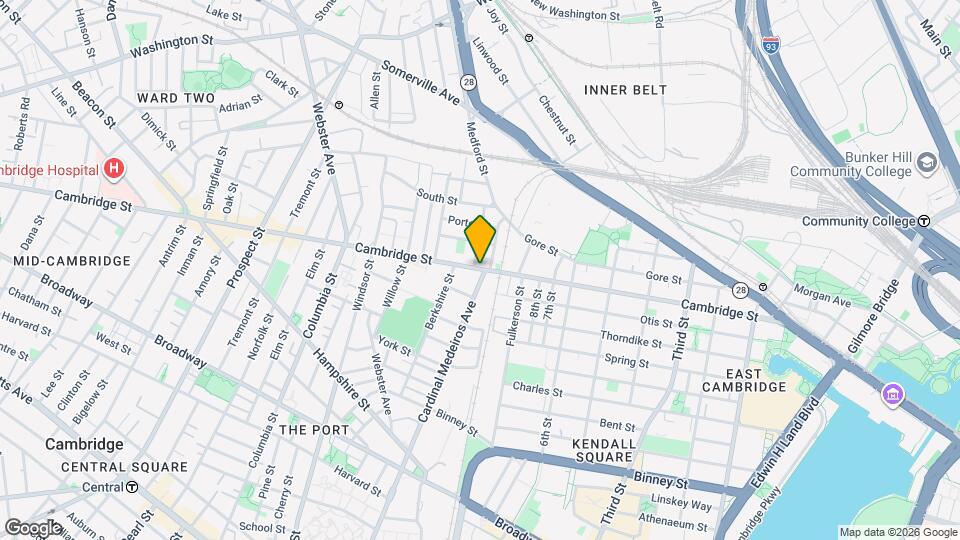 720 Cambridge St Map and Location Details