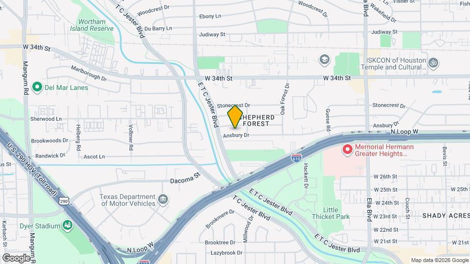 2318 Ansbury Dr Map and Location Details