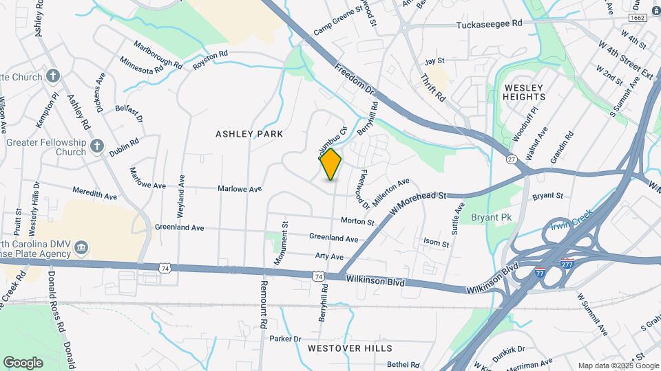 1826 Berryhill Rd Mapa y Detalles de la Ubicación