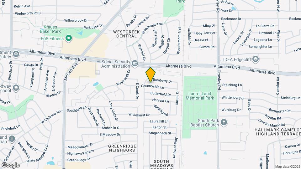 2632 Countryside Ln Map and Location Details