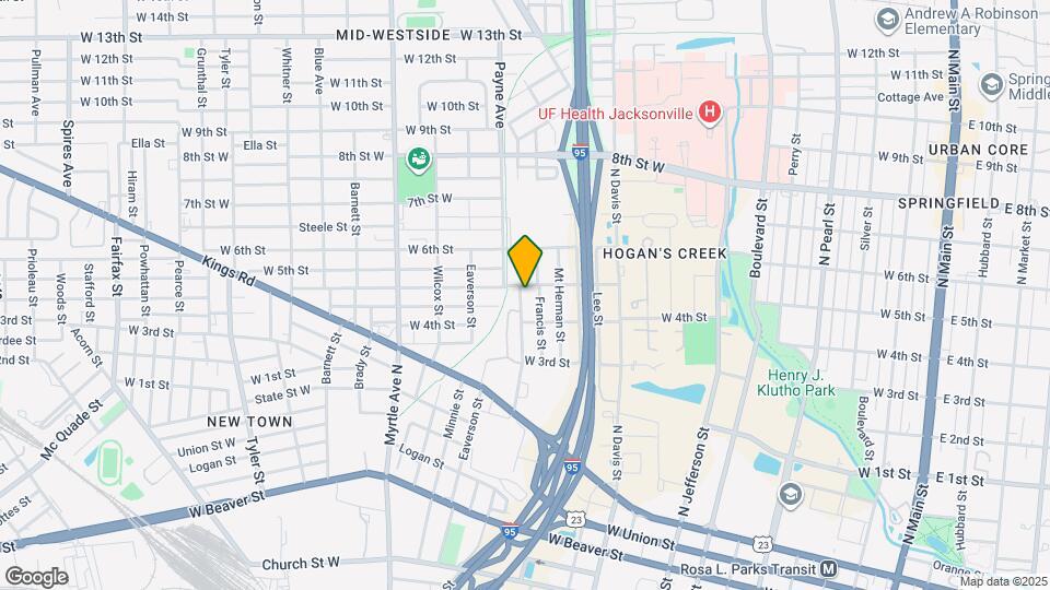 1441 Cleveland St Map and Location Details