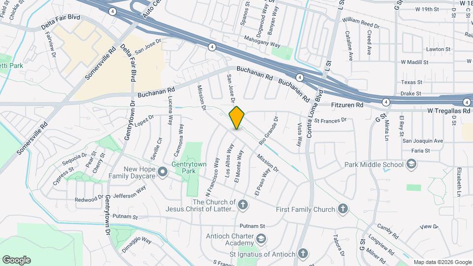 1504 Mission Dr Map and Location Details