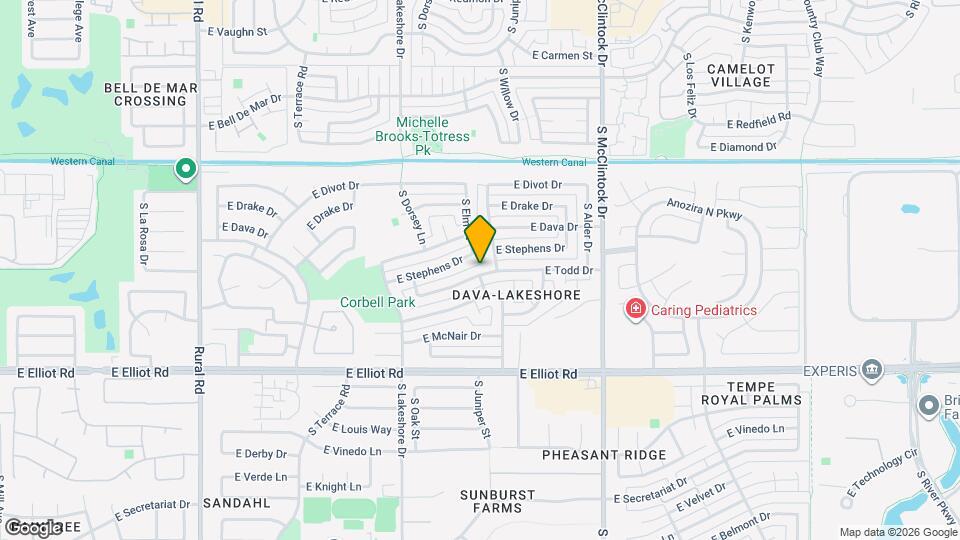 1460 E Todd Dr Map and Location Details